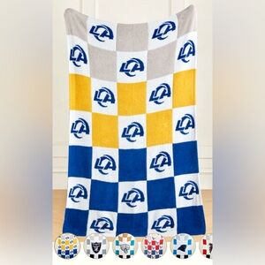 NWT NFL LOS ANGELES RAMS the Styled Collection Blanket